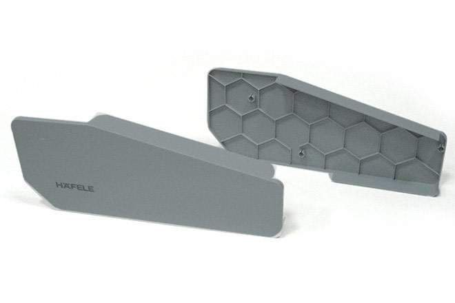 Hafele Заглушки для FREE FOLD антрацит (RAL 7043)