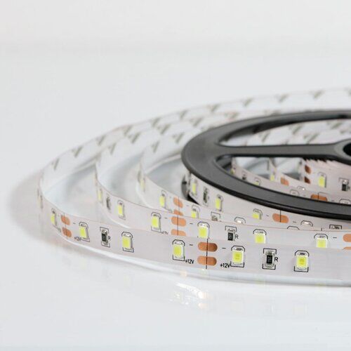 Свет - LED лента SMD 2835, 60 LED, 4.8W, 12V, холодный белый (480 Lm/m), IP20